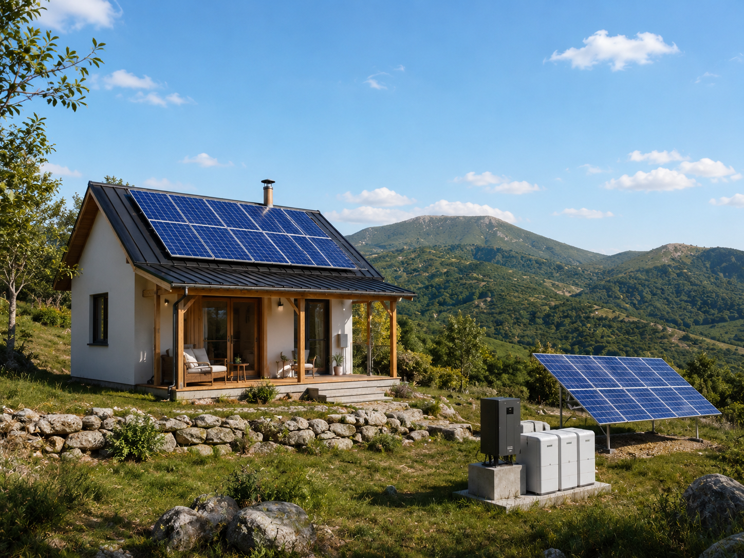 Bağ Evleri İçin Off-Grid Güneş Enerji Sistemi